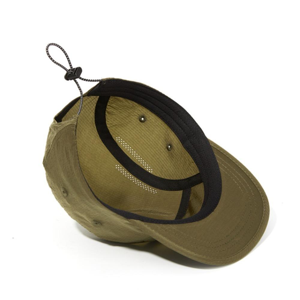Wasserdichte Netz-Baseballkappe mit flachem Schirm für Herren und Damen, geeignet für Outdoor-Sportarten, Laufen, Radfahren, Golf und Freizeit