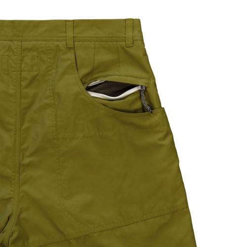 HUMOROUS ACCOUNT Manmade Shorts / Golden Olive