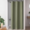 Shower Curtain Spa Waffle Weave Shower Curtain for Bathroom 3M Scotchgard Moisture Management
