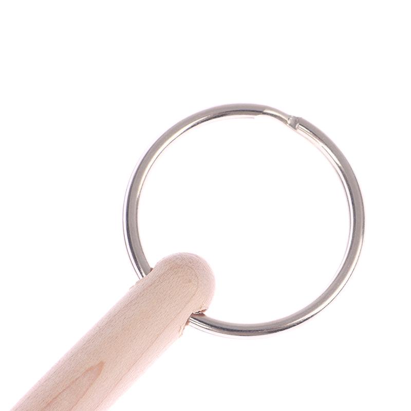 Mini Brelok z Pałeczkami Perkusyjnymi Drewniane Pałeczki Perkusyjne Brelok Łańcuszek Zawieszka Akcesoria