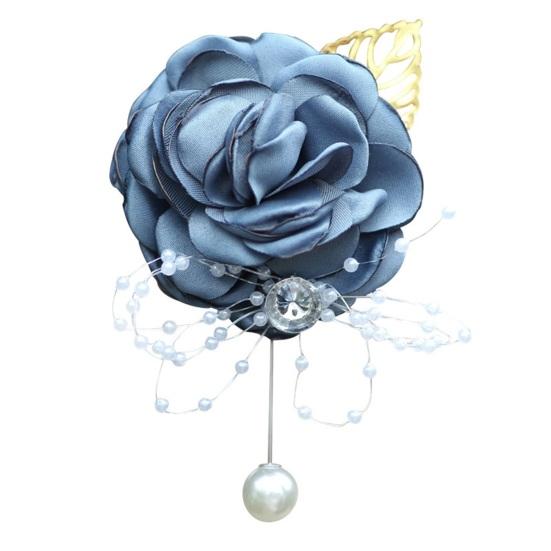 Yousheng Rose Wrist Corsage Boutonniere Fine Workmanship Rhinestone Corsage Elegant Wedding Flower Accessories