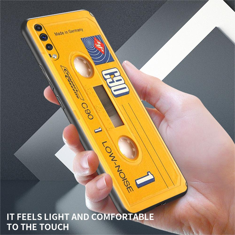 Hülle für Samsung Galaxy A50 A70 A30 A20s A20e A10 A40 A10s A10e M52 M51 M31 M30s M21 Telefonabdeckung Magnetische Radiobandkassette