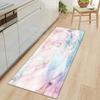 Marble Door Mat Kitchen Long Bathroom Non-Slip Mat Bedroom Living Room Floor Mat Carpet