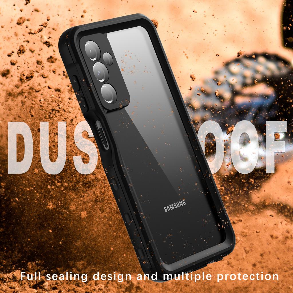 Pro Samsung Galaxy A25 Pouzdro na telefon 5G IP68 Vodotěsná pouzdra Podvodní průhledný 360 Shell nárazuvzdorný ochranný kryt Diving Funda
