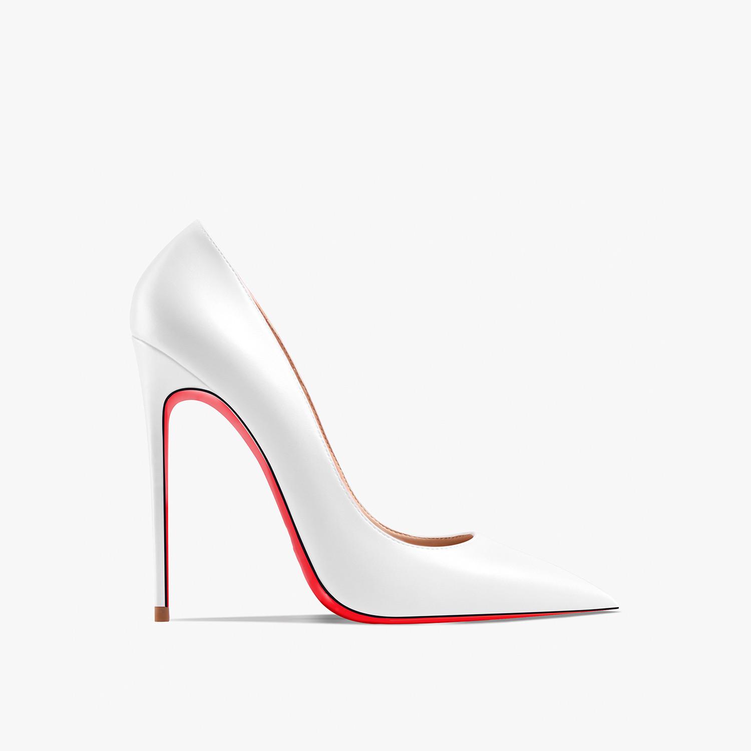 Женские красные блестящие туфли на высоком каблуке — фото 15