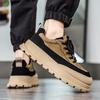 Fashion Shoes for Men High-quality Platform Board Shoe Big Head Trend Leather Sneaker Student Outdoor Leisure Men Shoe Zapatillas Hombre