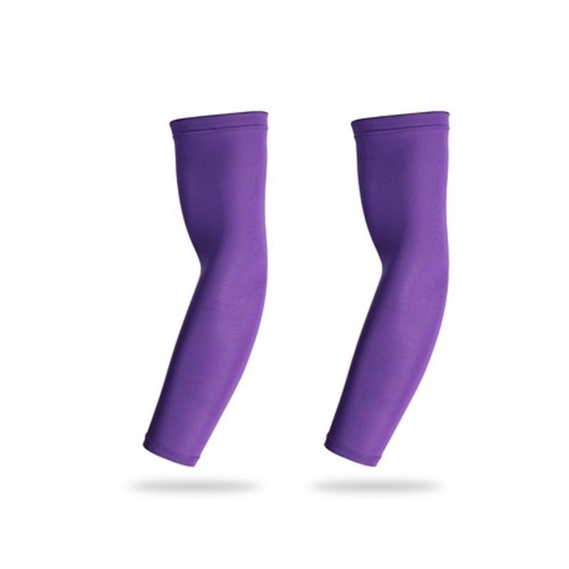 2PCS Sports Arm Compression Sleeve Basketball Cycling Arm Warmer Summer Running UV Protection Volleyball Sunscreen