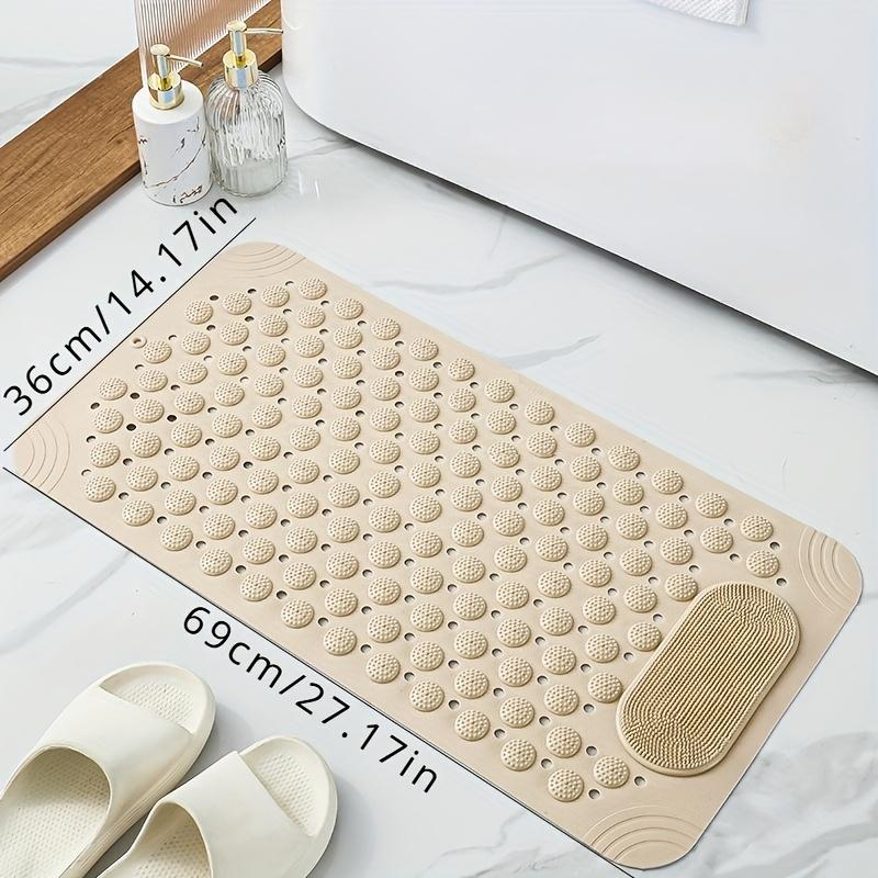 Available In 5 Colors, Bathroom Anti-slip Massage Mat, Hotel Shower Floor Mat, Toilet Mat, Shower Bath Rug, Home Massage Pad