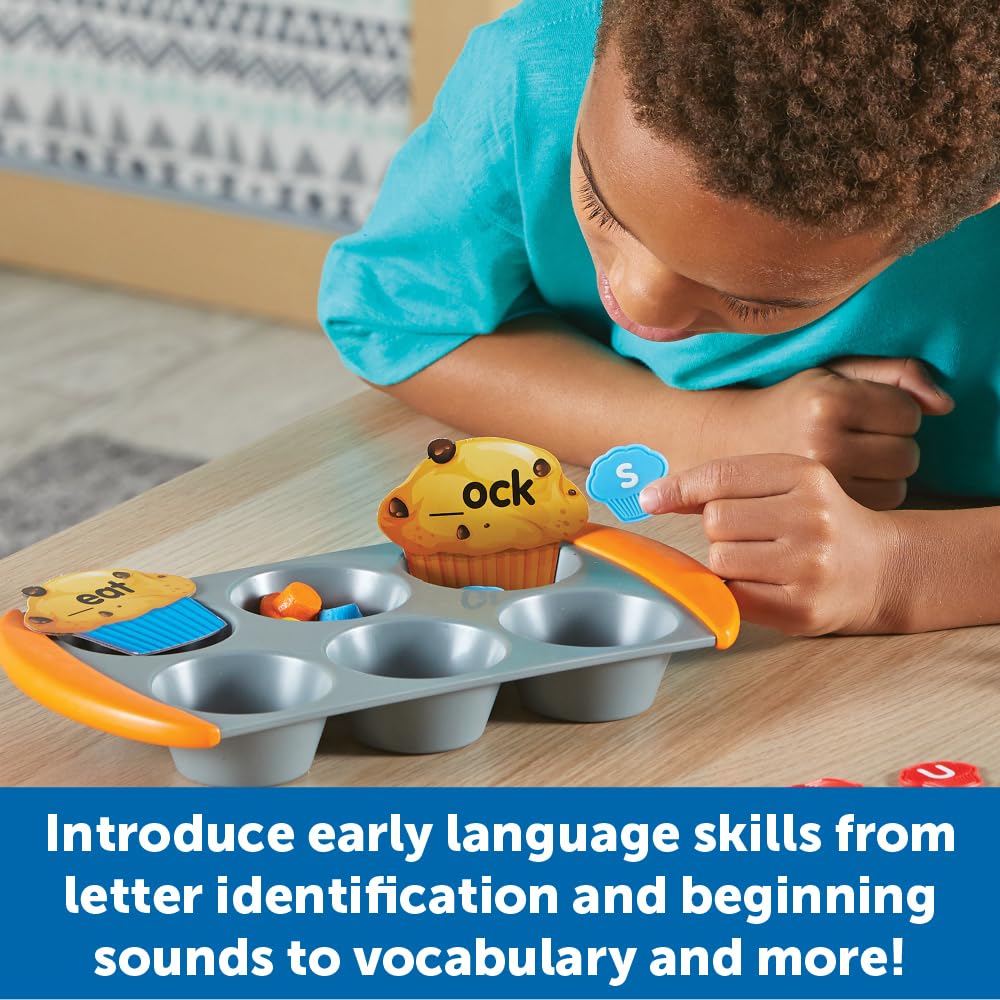 Learning Resources Learn Mini Muffin Phonics Set English Vocabulary LER5547 Authentic Product Let's Separately!