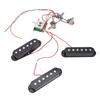 E-Gitarre Single Single Single Coil Pickup Kupferdraht Schwarz Einstellbarer Gitarren-Pickup für ST