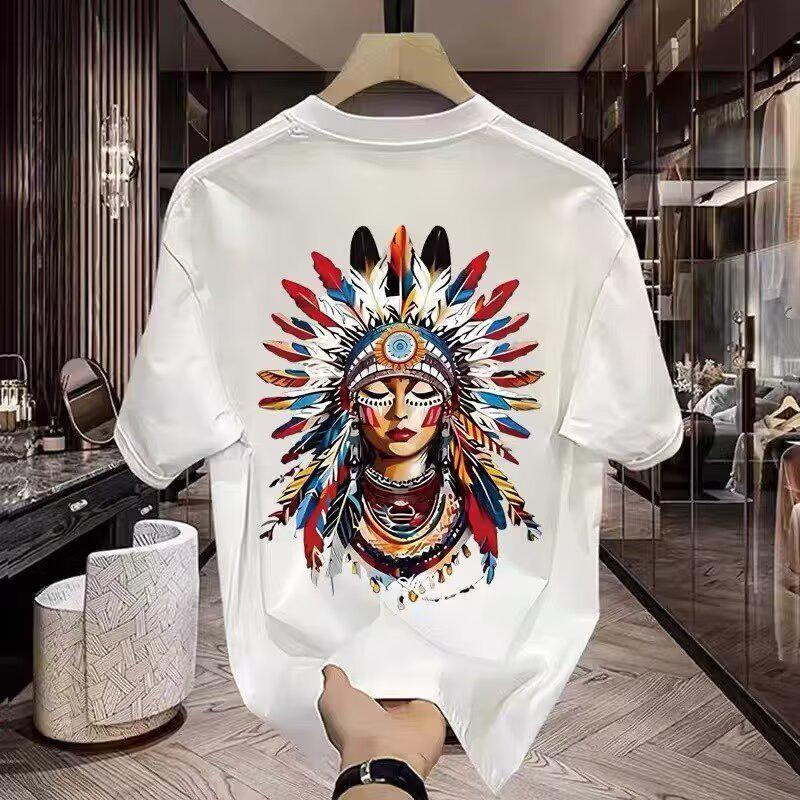 Мужская модная американская ретро коричневая куртка из потертой кожи - Крутой нишевый дизайн, повседневный стиль с отложным воротником S