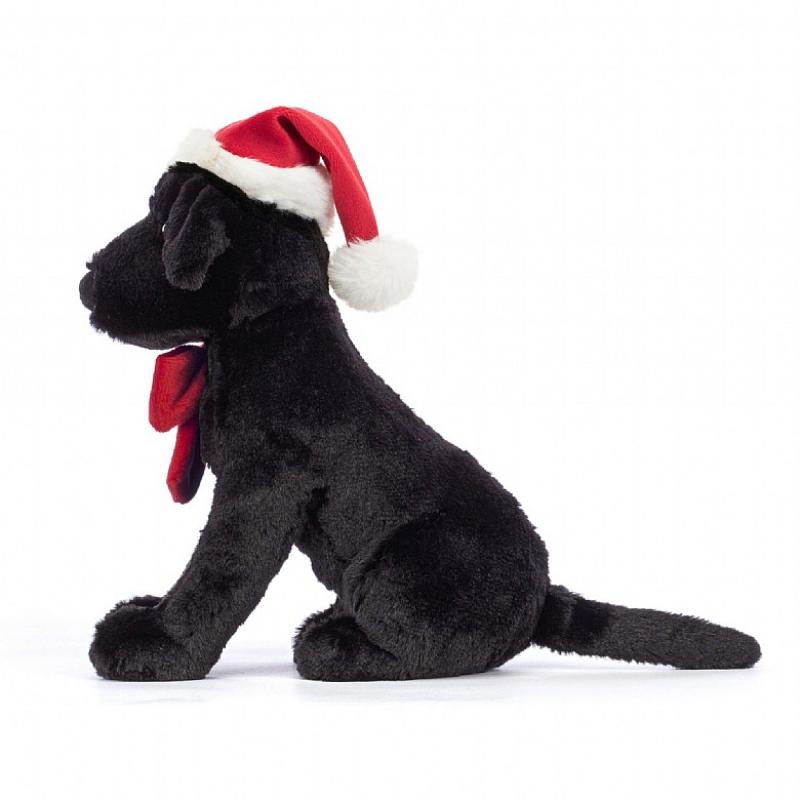 Jellycat Dress Up Series Winter Warm Black Labrador Fun Doll Plush Doll 22cm Tall