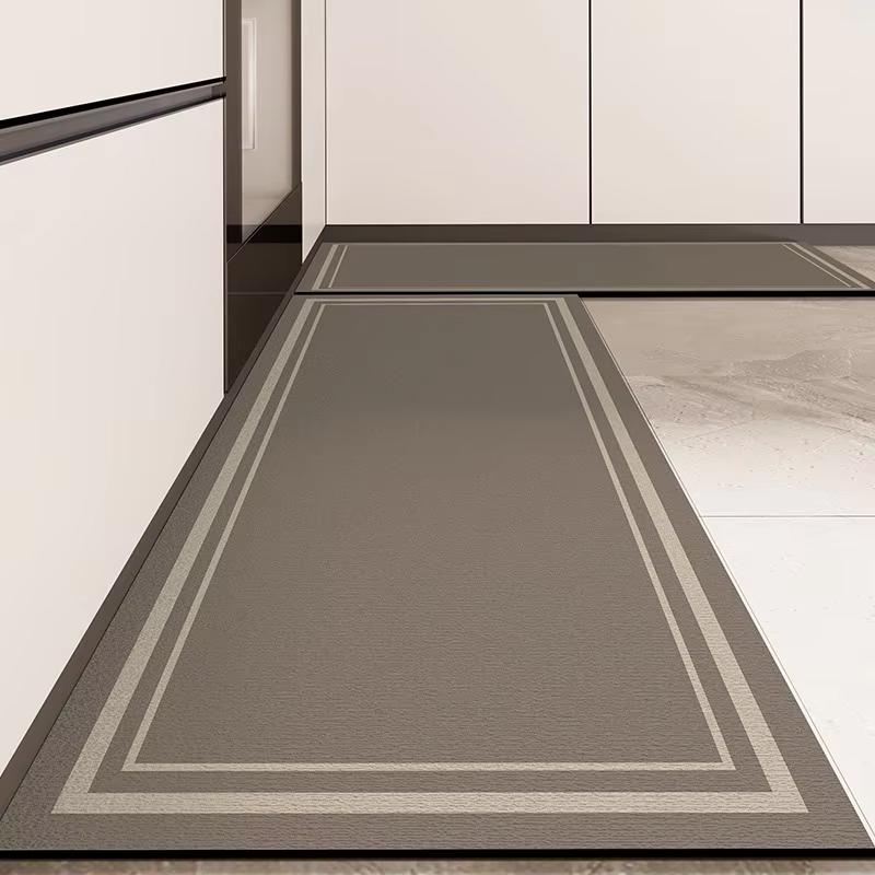 Pvc Carpet for Kitchen Floor Mat Waterproof Home Decoration Rug Oil-proof Anti-slip Long Foot Mats Alfombra Vinilicas Cocina