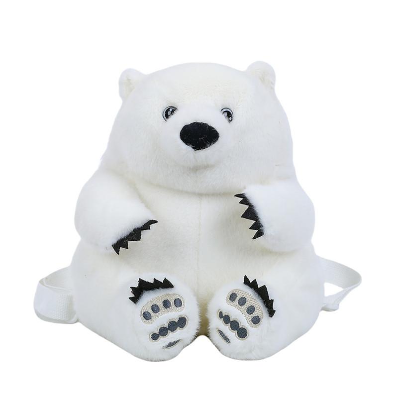 Polar Bear Backpack Cute Shoulder Backpack Cross Body Bag Coin Purse Girls Gift