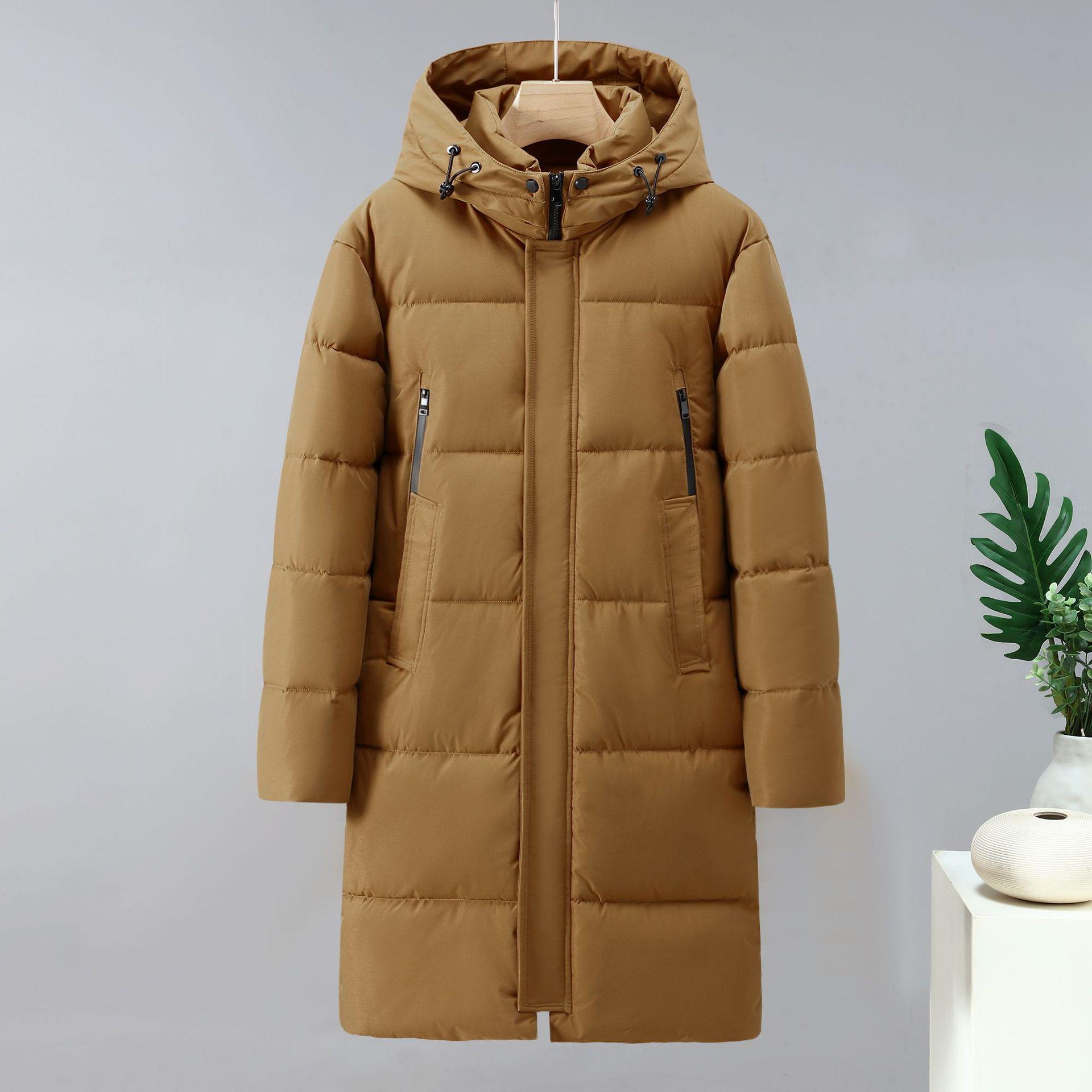 

Men s Winter Hooded Cotton Jacket - Thick, Warm, and Windproof Fashion Outerwear. XXXL верблюд