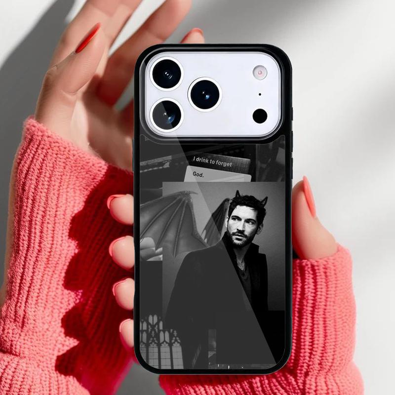 American TV Series Lucifer soft Phone Case for iPhone 17 16 15 14 13 Pro Max Back Cover for 12 11 Pro Coque