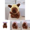 Adorable Capybara Plush Toy Bag Charm Soft Stuffed Animal Doll With Cute Design