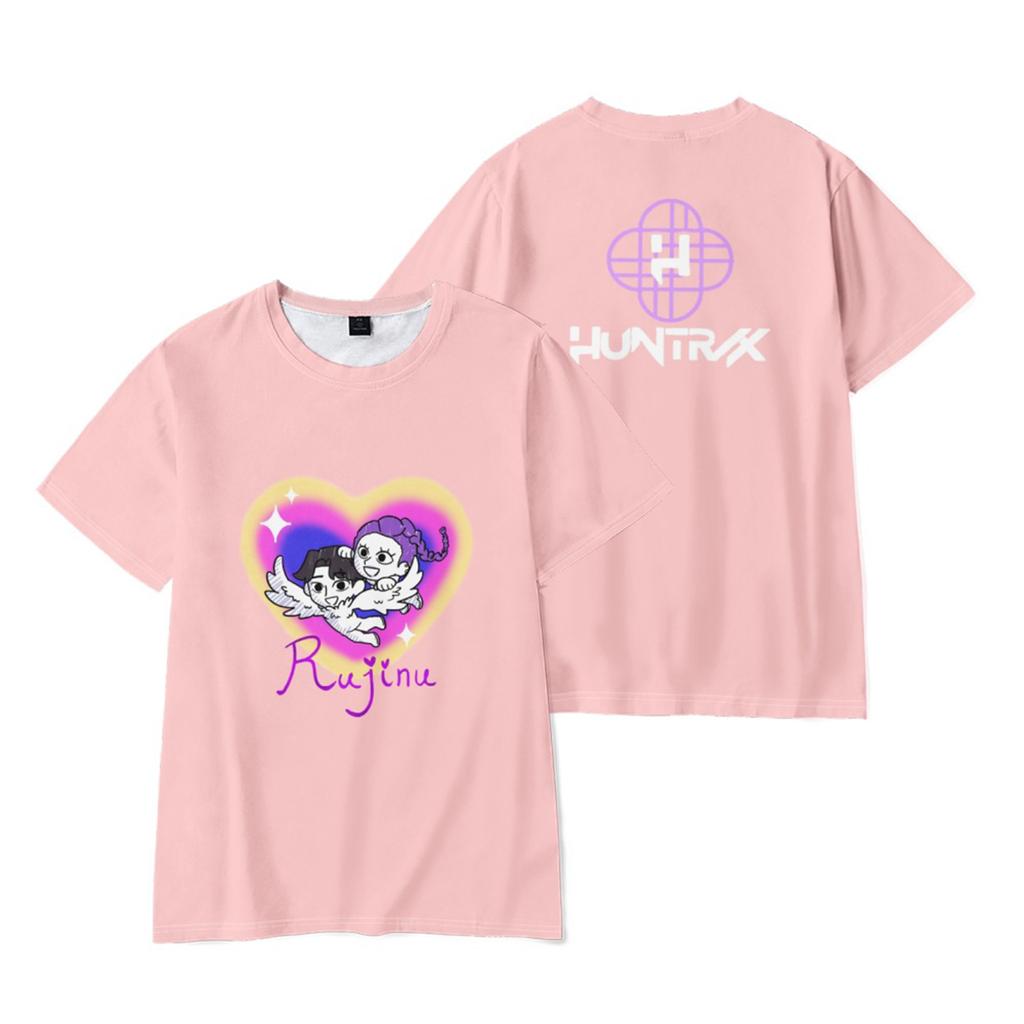 Children's Casual Fashionable Loose And Comfortable Printed Short Sleeved T-shirt Top