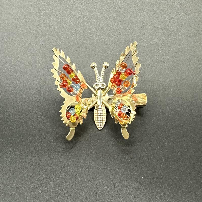 12Pcs 3D Moving Butterfly Hair Clips Metal Moving Wings Butterfly Hair Accessories Hair Clips Barrettes For Women Girls Kids