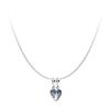 Shining Angel Set Women Necklace Silver Blue ZT26011303A