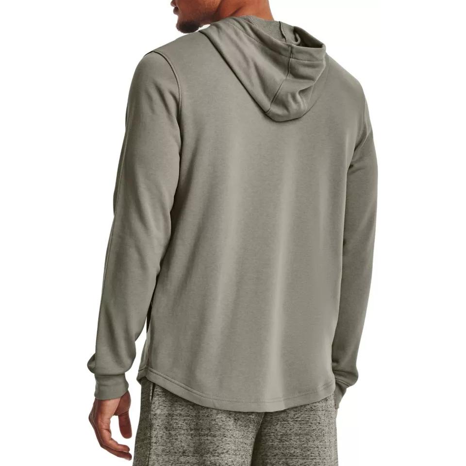 Under Armour American Vintage Letter Hooded Pocket Long Sleeve Sweatshirt Men sweatshirt Gray 1379766-504