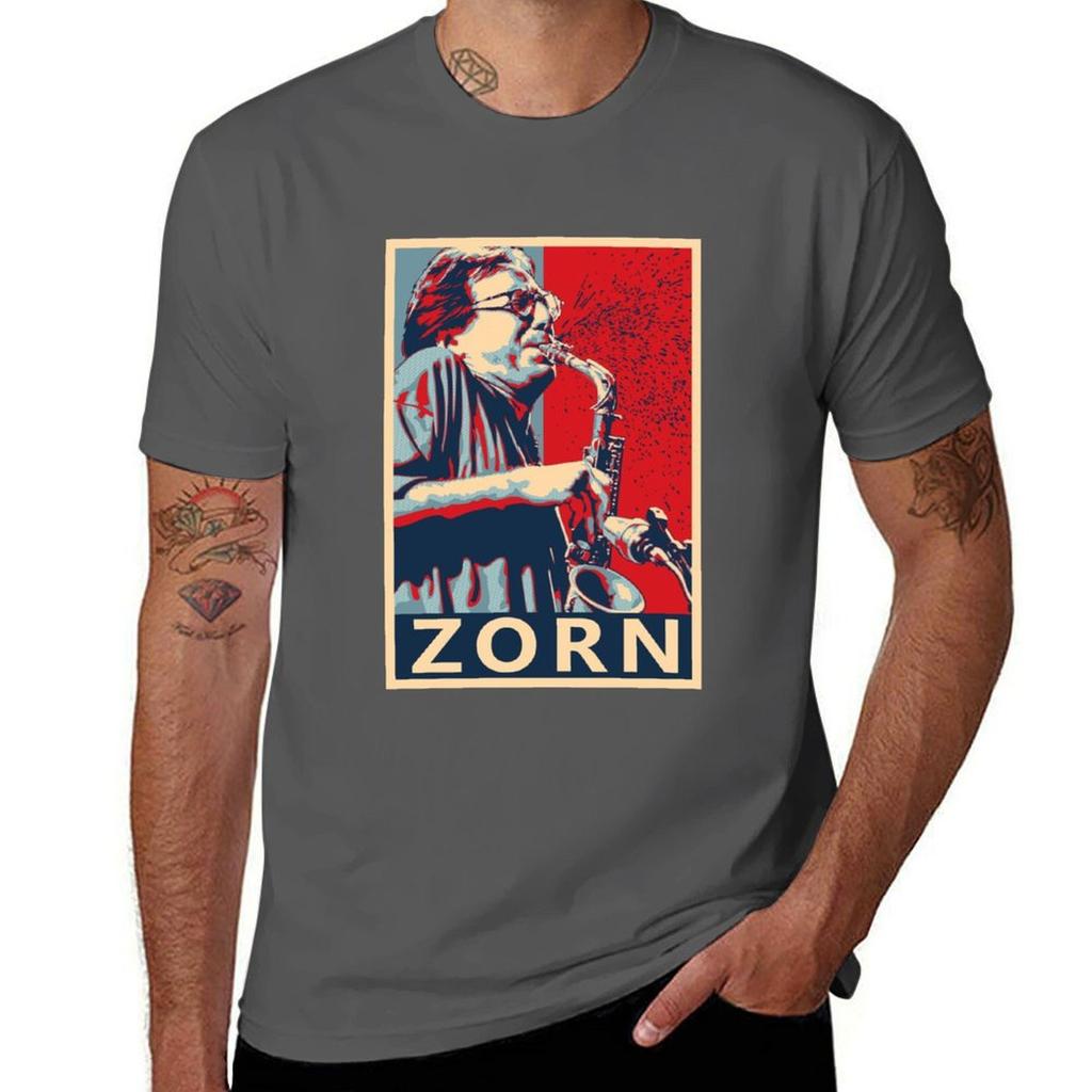 John Zorn Hope Poster Greatest Musicians In Jazz History Tshirt Basic Plain Tee For Spring And Summer