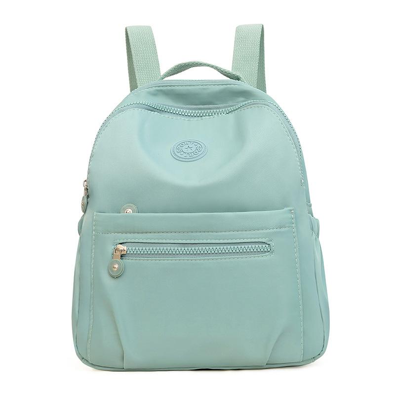Backpack women s new versatile fashion travel bag lightweight Oxford cloth backpack women s bag 31cm*27cm*11cm аква голубой