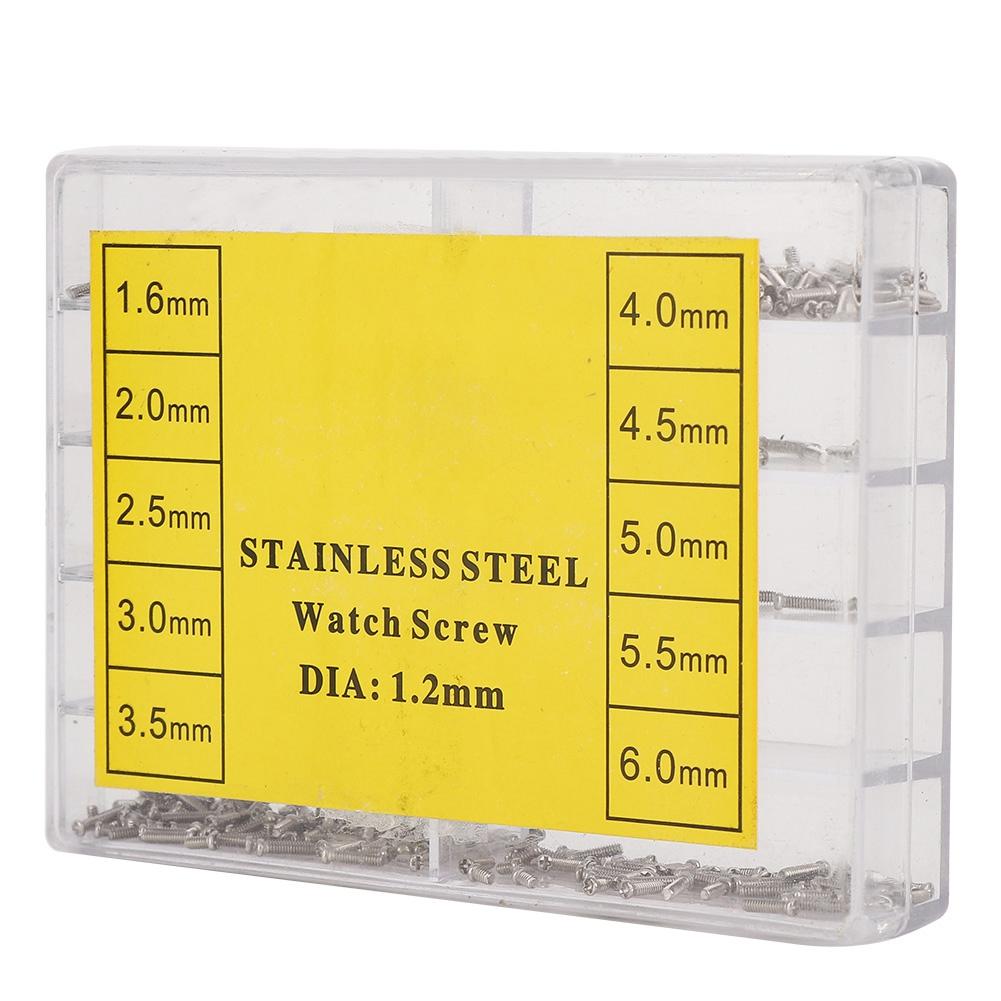 

1,6 6,0mm Vis Crosse en Acier Inoxydable pour Botier Arrière de MontrE Bracelet