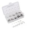 120Pcs E Clip Washer Stainless Steel External Retaining Ring Circlip Assortment Kit 1.5mm‑10mm