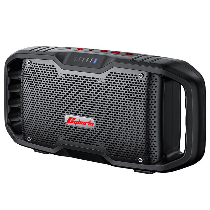 

Cyboris 120W High-Power Portable Bluetooth Speaker with Four-Speaker Stereo and Subwoofer Audio чорний
