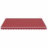 Burgundy Red Awning Cover 4x3 M