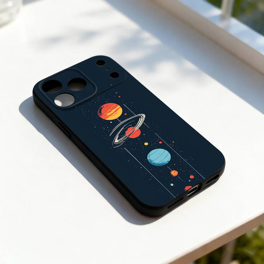 

S-Starfield Game Крутой чехол для телефона для iPhone 17,16,15,14,13,12,11,Pro,Max,Plus,E,SE4,Air,Mini Черный Точное совпадение отверстий iPhone14ProMax
