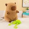 Internet Celebrity Capybara Jun Doll Kapi Bar Dolls Capybara Throw Pillow Cute Kapibara Pop Circle Plush Toy