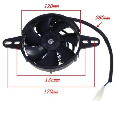 Motorcycle ATV Electric Radiator Thermal Cooling Fan Water Cooler Buggy Go Kart