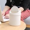 with Shake Cove Mini Trash Can Saves Space Storage Bucket Fashion Sundries Barrel  for Home Office