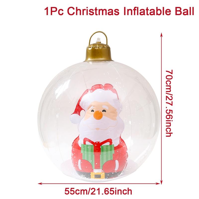 Christmas Giant Inflatable Balloon Christmas Party Decoration 2026 Xmas Santa Claus Balloon Navidad Natal New Year Gift 2026