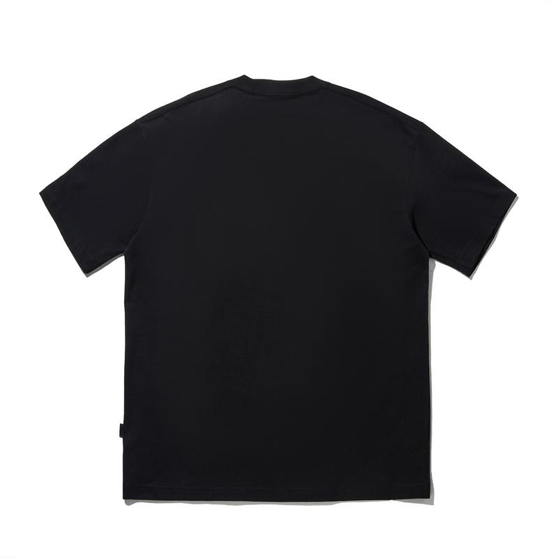 Li Ning Revive Comfort Loose Short Sleeve T-Shirt Unisex Tops Black AHSW981-1