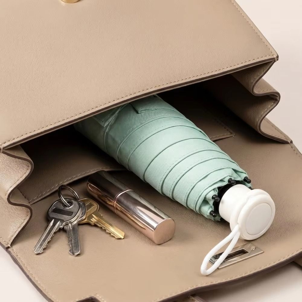 Waterproof Portable Rain Umbrella Wind Resistant Ultralight Pocket Parasol Rain Protection