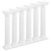 6 szt. Model kolumny rzymskiej, dekoracje zewnętrzne na przyjęcie ogrodowe, dekoracyjne filary ślubne, plastikowe elementy krajobrazu domu
