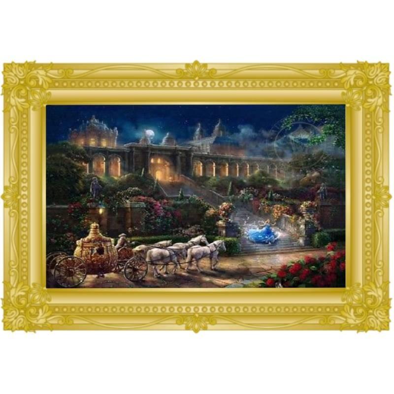 Mermaid Princess Canvas Wall Art Modern Fairy Tale Kids Room Decor Painting