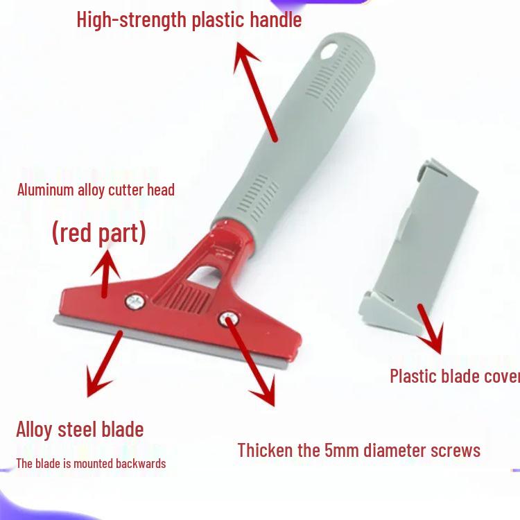 Multi-Purpose Putty Knife Set for Marble, Glass, Floor, and Wall Cleaning