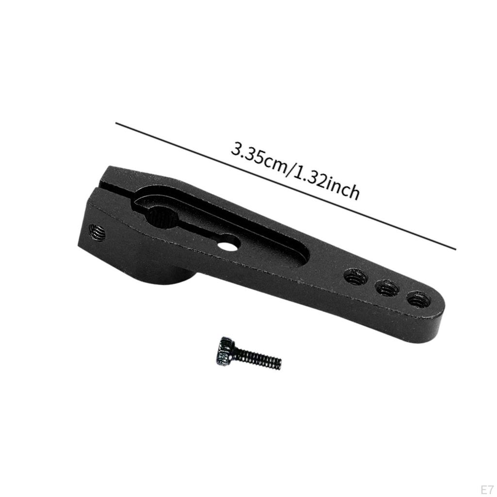 25T Aluminum Alloy Servo Long Steering Arm with Screw Metal for RC Vehicles, Cars,