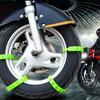 1 szt. Łańcuchy śniegowe motocyklowe wielokrotnego użytku antypoślizgowe opaski na opony motocyklowe zimowy awaryjny pas bezpieczeństwa łańcuch na opony akcesoria motocyklowe