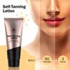 Tanner Lotion 125ml ,No Streaks Bronzer Fake Tanning Lotion Instant Fake Tan Sunless Tanning Lotion For Darker Bronzer Skin Body Makeup