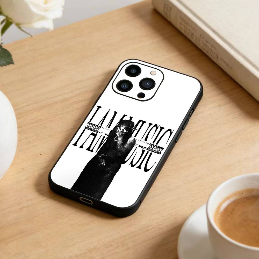 I AM MUSIC Playboi C-Carti  Phone Case For iPhone 17 16 15 14 13 12 Max Plus Silicone Black Cover