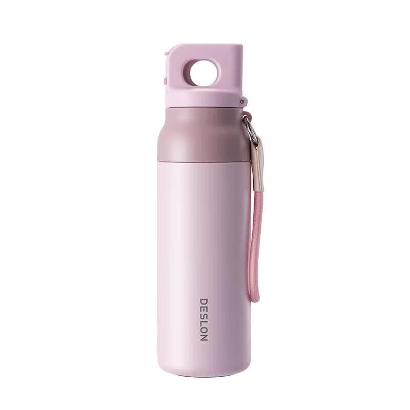 DESLON Easy Drink Dual-Use Quick-Open Insulated Cup