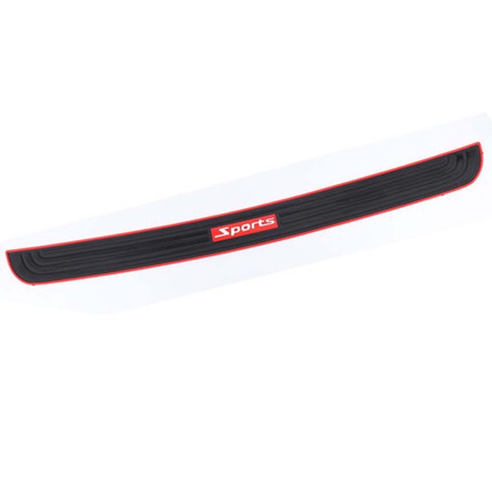 

Rear Bumper Guard Protection Guard Strip Anti-collision Strip Car Trunk Door Sill Protector Strip чёрный/красный