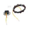 Replacement Alternator Stator 2-Pin W/Regulator Compatible For 592830 691185 393295 Lawn Tractor Engine Parts