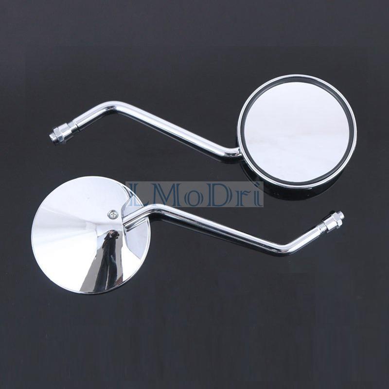 LMODRI Universal Motorrad Motorrad Rückspiegel Electrombile Rückseite Spiegel 8mm 10mm Gewinde Für