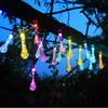 20/30 LEDs Outdoor Solar Lamp Fairy Bubble Waterdrop Strinf Lights Wedding Holiday Party Garden Summer Decoration Solar Garland
